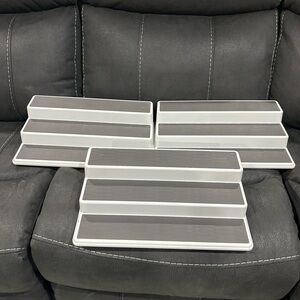 Plastic display risers LOT of 3